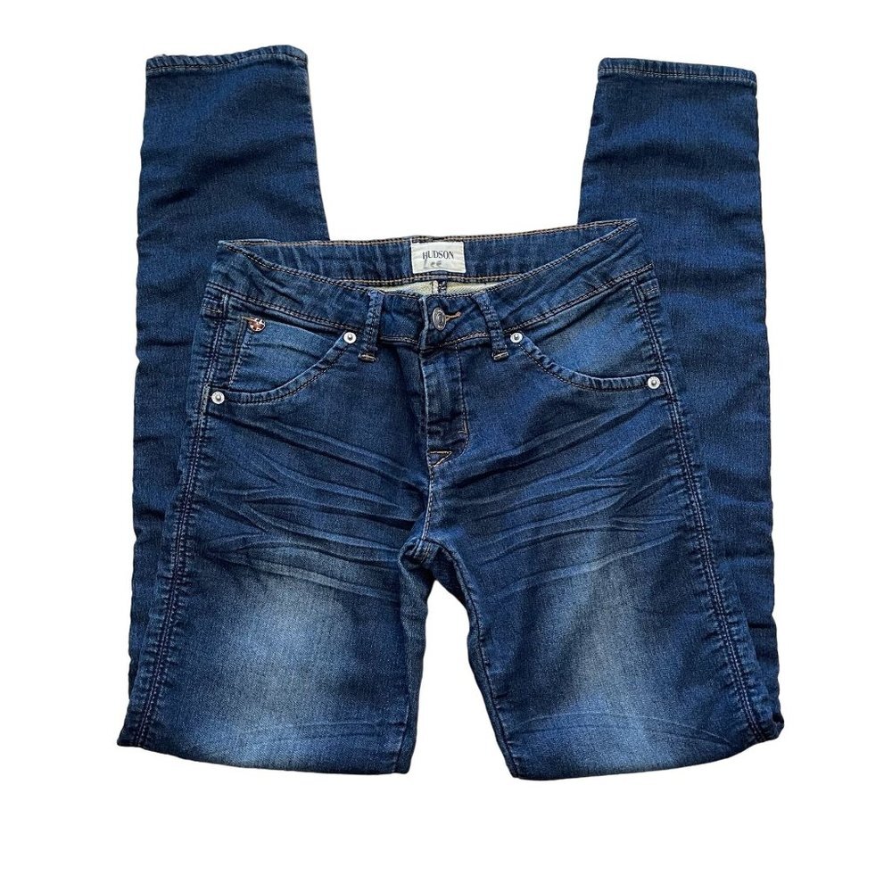 Hudson Skinny Jeans Approx 27" Dark wash 5 pkt